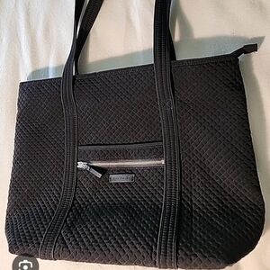 Vera Bradley Black Quilted Laptop Bag